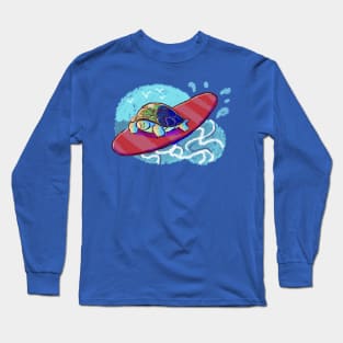 Surfing Turtle Long Sleeve T-Shirt